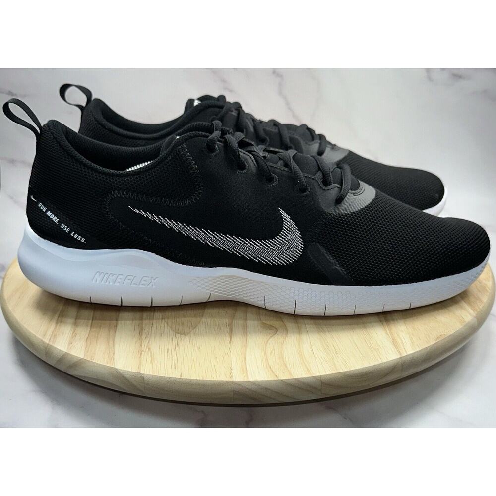 Nike Flex Experience Run 10 Black White Running Shoes CI9960-002 Men’s Size 14